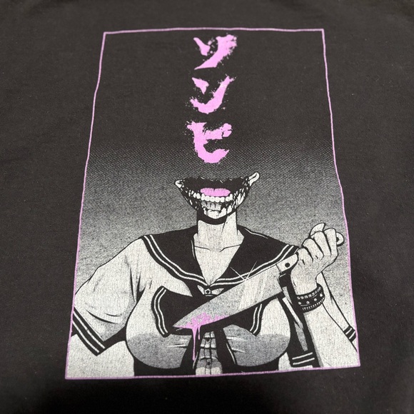 Zombie Makeout Club Poster Crewneck Sweatshirt (Small) - Picture 8 of 9